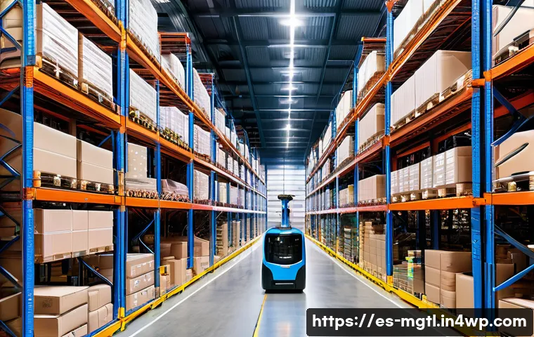 디지털 트윈과 자동화의 상관관계 - **A modern and efficient logistics hub in a bustling Spanish city.** The image showcases a large, br...